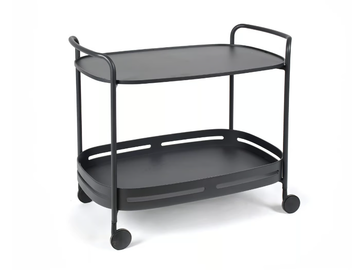 RIVA LARGE - Aluminium drinks trolley by Fischer Möbel - view 2